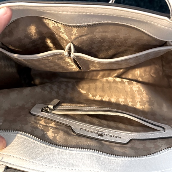 Karl Lagerfeld Paris Large Zip Top Tote style Shoulder Bag - Picture 13 of 16